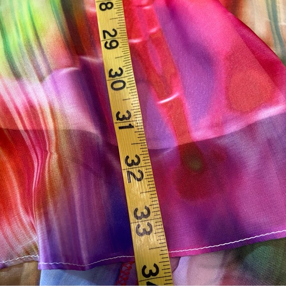 Askari MacKenzie Lava mini tent trapeze Colorful Abstract Mini Dress XSmall - Picture 10 of 10